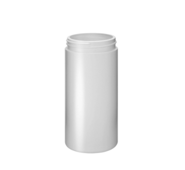 Pot cylindrique 400ml 63CT HDPE blanc